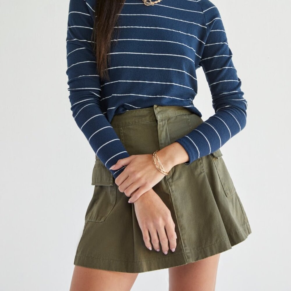Francesca's Cargo Mini Skirt - XS